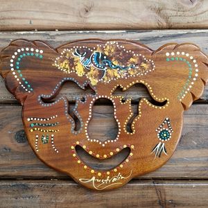 Koala bear Australian wooden trivet